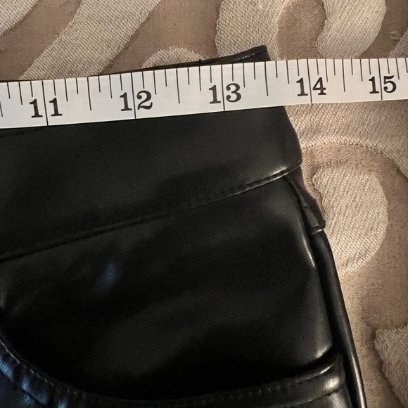 Commense-High waisted Faux Leather pants , Size Small, currently on website NWT - Picture 6 of 11